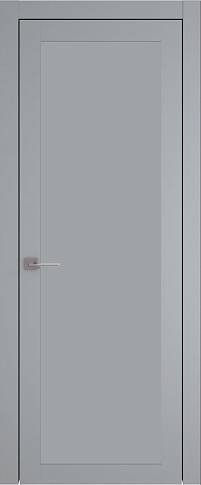 Дверь Tivoli / Тиволи З-4 Серебристо-серая эмаль (RAL 7045) без стекла