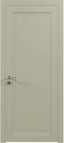 Дверь Domenica Neo Classic Серо-оливковая эмаль (RAL 7032) без стекла