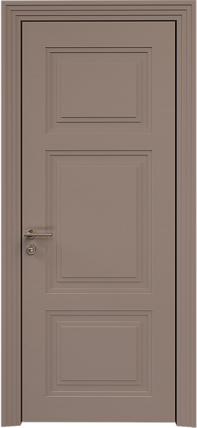 Межкомнатная дверь Siena Neo Classic Scalino, цвет - Серая стяжка эмаль по шпону (RAL 060-60-05), Без стекла (ДГ)
