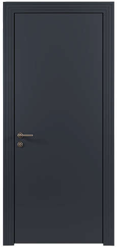 Дверь Tivoli А-1 Графитово-серая эмаль (RAL 7024) без стекла