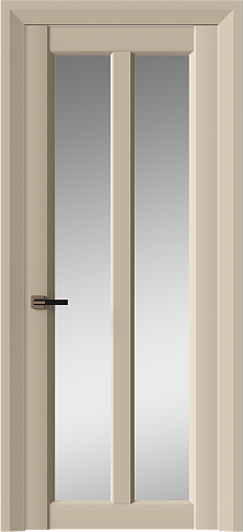 Дверь Prato Neo Classic Decoro / Прато Нео Классик Декоро Бежевый Мел эмаль (RAL 075-80-10) со стеклом